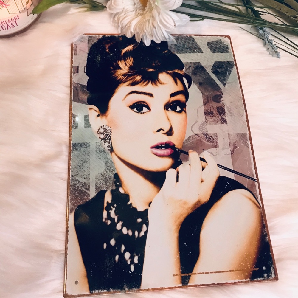 🐞Audrey Hepburn metal frame